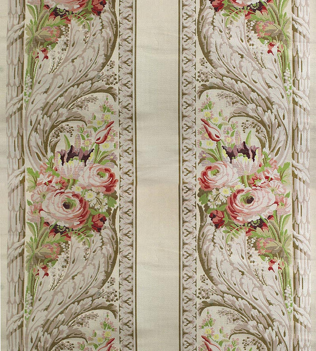 Tassinari & Chatel Bordure Fougere Rose/Green/Ivory Fabric H016700001