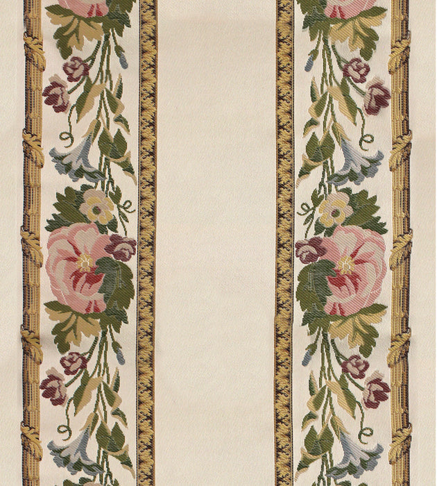 Tassinari & Chatel Marly Bordure Multi On Ivory Fabric Sample H016760001