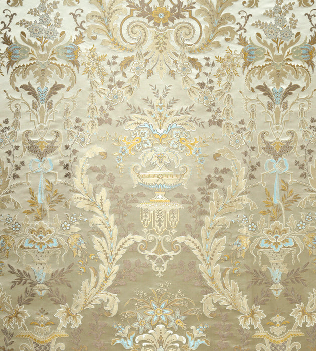Tassinari & Chatel Verdi Lampas Argent Fabric Sample H016830001