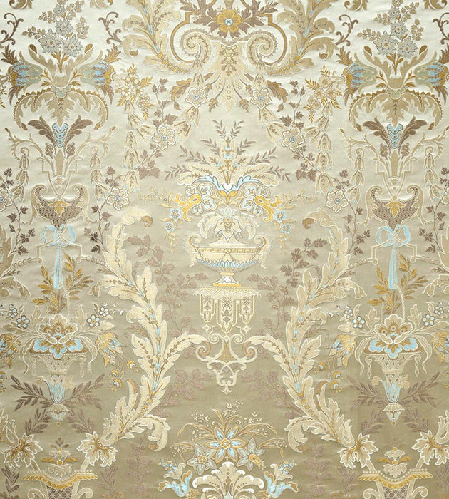 Tassinari & Chatel Verdi Brocart Argent Fabric H016840001
