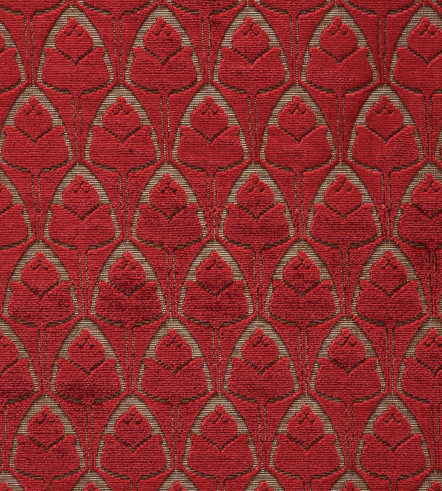 Tassinari & Chatel Tulipes Cornaline Fabric Sample H016950001