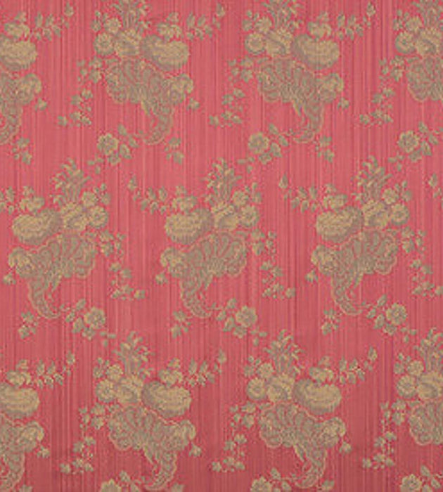 Lelievre Lampas Surcouf Cramoisi Fabric Sample H040300001