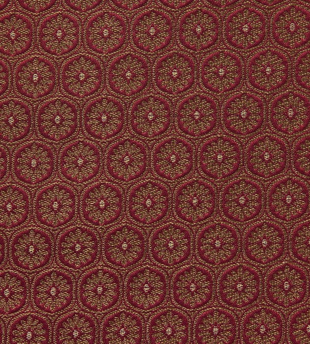 Lelievre Medaillon Cramoisi Fabric Sample H042430001