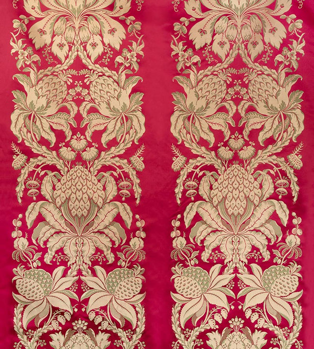 Tassinari & Chatel Les Ananas Cramoisi Fabric H015080002