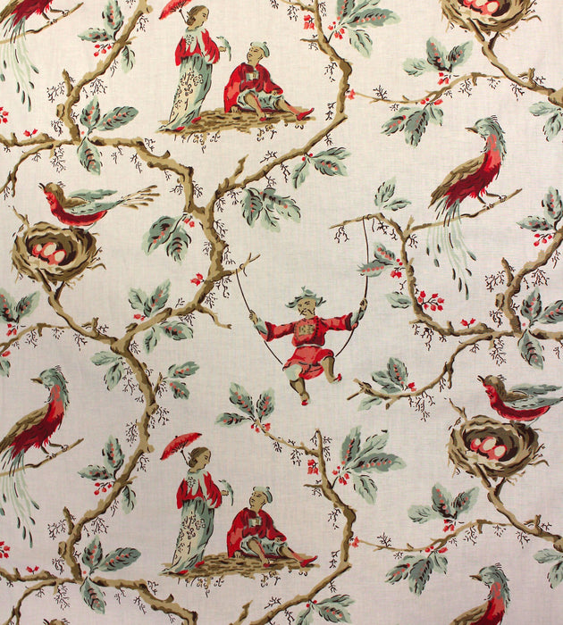 Tassinari & Chatel Mandarin Balancoire Vert Fabric Sample H016200002