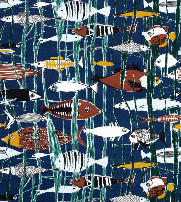 Lelievre Lagon Marine Fabric H032860002