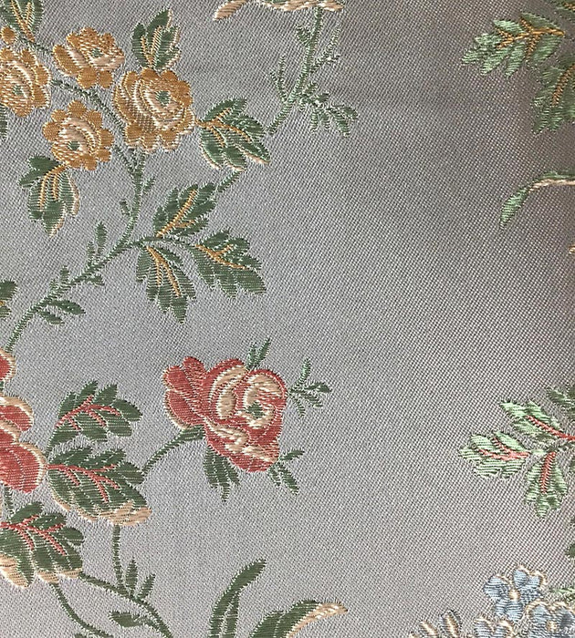 Lelievre Albatros Lampas Blue Fabric Sample H040200002