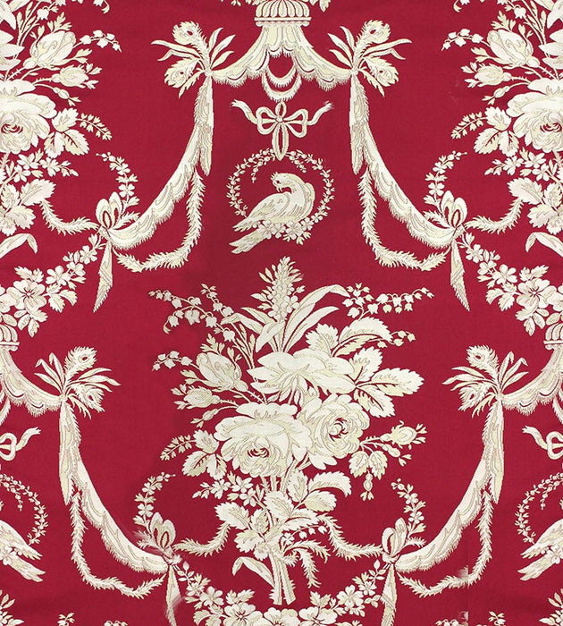 Tassinari & Chatel Mesanges Rouge Fabric H015050003