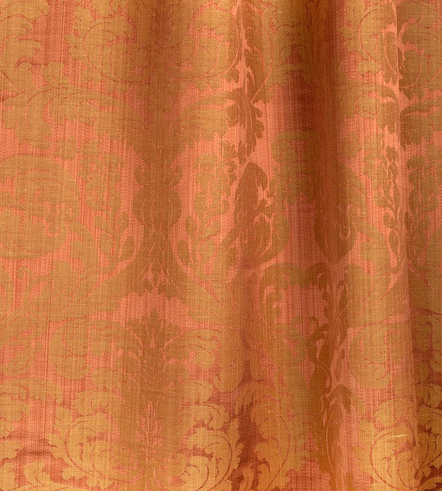 Lelievre Tournelle Damask Cuivre Fabric H041280003