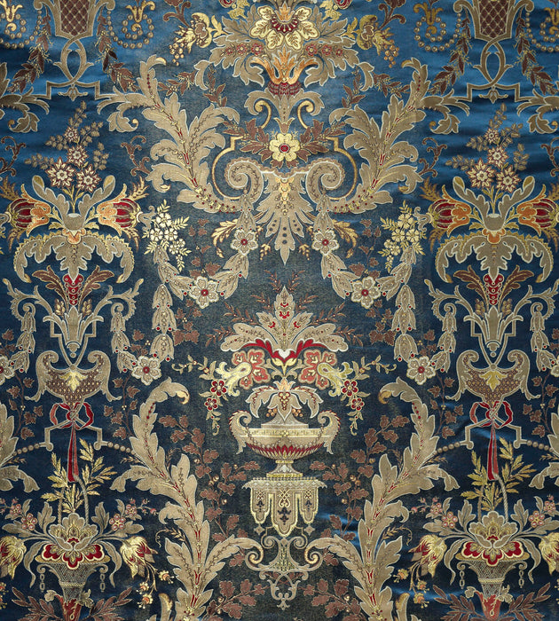 Tassinari & Chatel Verdi Lampas Saphir Fabric Sample H016830004