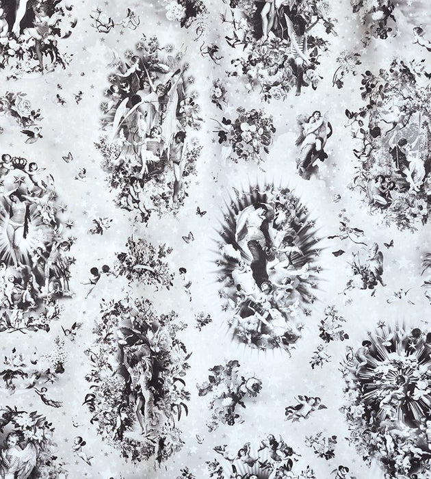 Jean Paul Gaultier Angelots Noir Fabric Sample H034450004