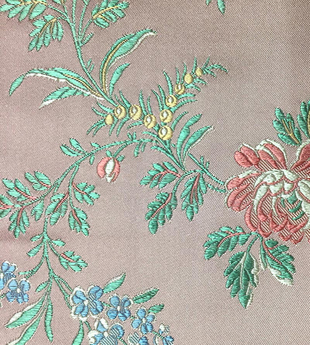 Lelievre Albatros Lampas Rose Fabric Sample H040200004