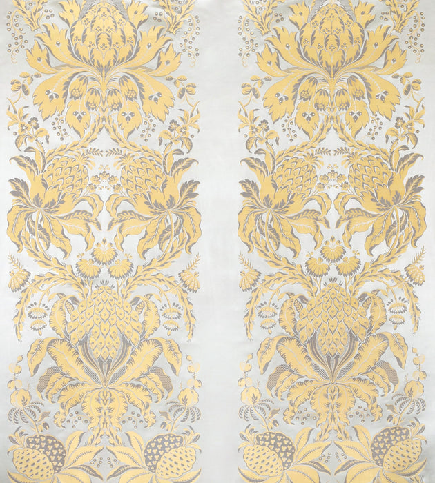 Tassinari & Chatel Les Ananas-51" Opale Fabric Sample H015080005