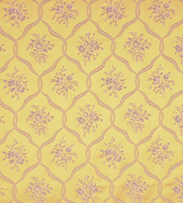 Lelievre Fragonard Gray On Yellow Fabric Sample H040360006