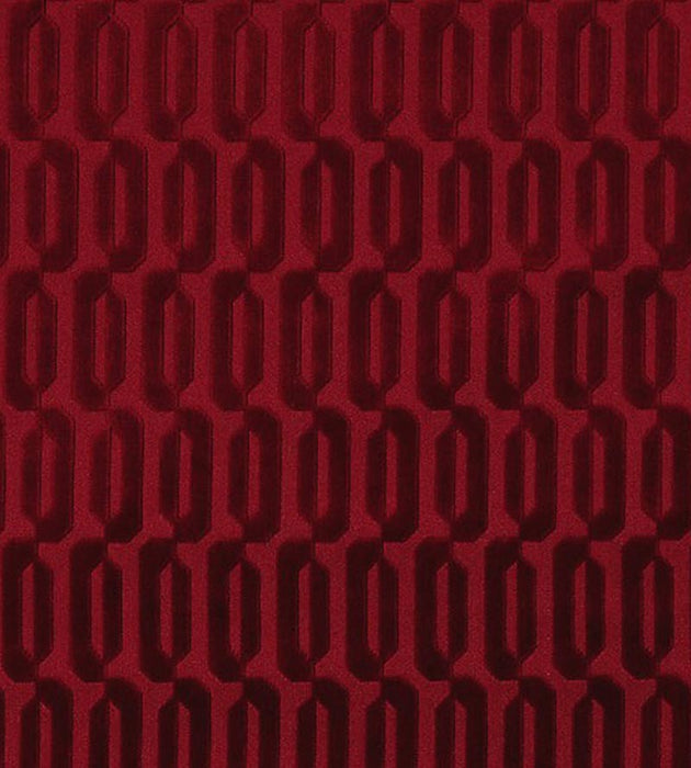 Lelievre Typo M1 Grenat Fabric Sample H007230007
