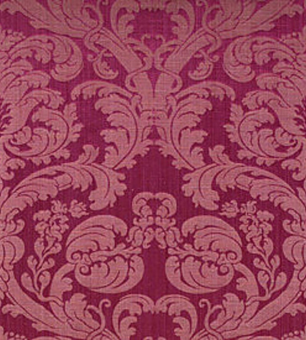 Lelievre Tournelle Damask Framboise Fabric H041280008