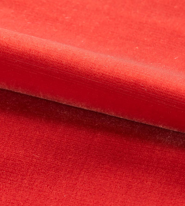 Tassinari & Chatel Velours Uni Feu Fabric H015020019