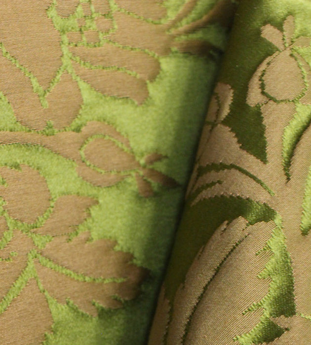 Tassinari & Chatel Couronne De Roses Vert Fabric Sample H015320029