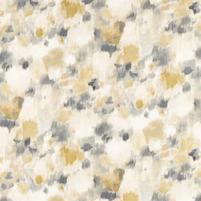 Harlequin Exuberance Ochre / Charcoal Fabric Sample HATL120803