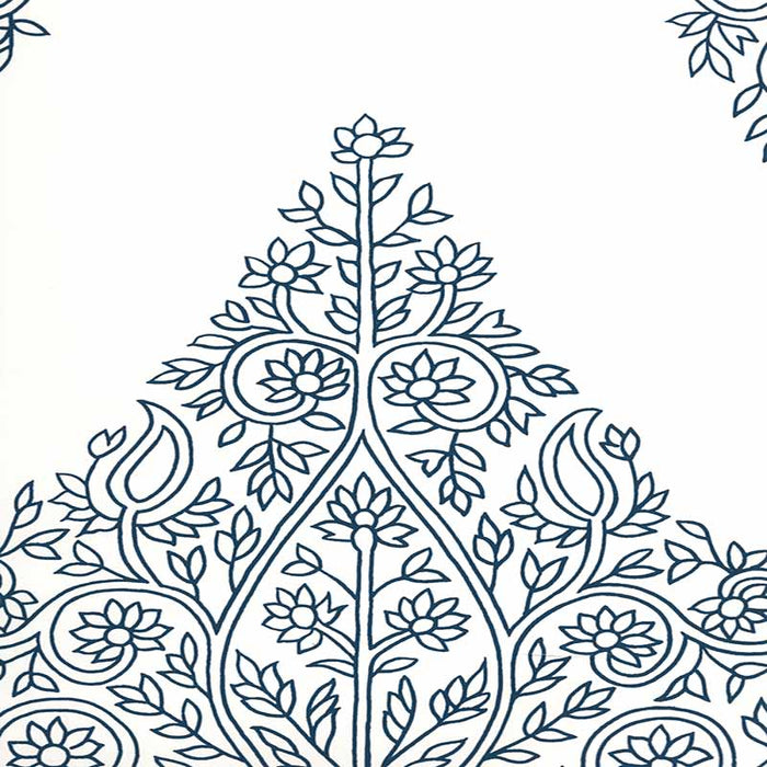 Home Couture Taj Navy Wallpaper Sample HC1480P-03WWP