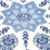 Home Couture Persepolis Navy French Blue Wallpaper Sample HC1490W-08WWP