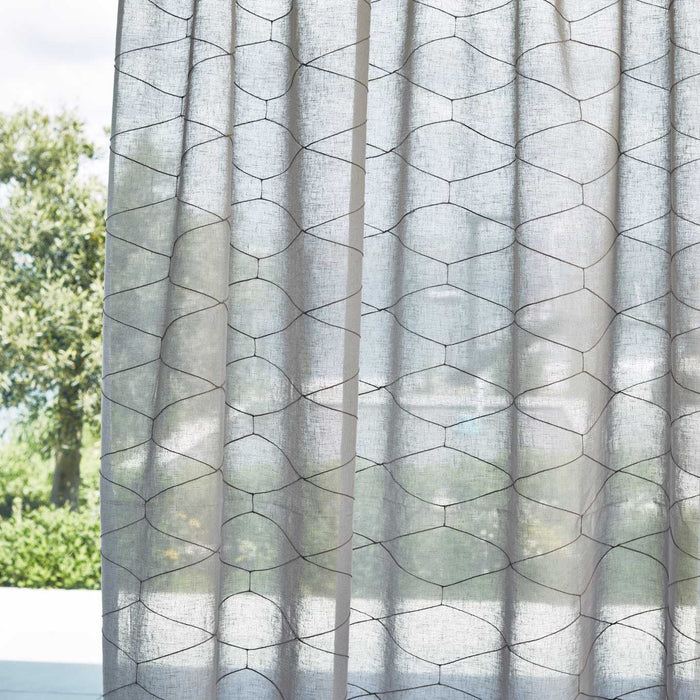 Harlequin Arbor Temple Grey Fabric HCOL133934