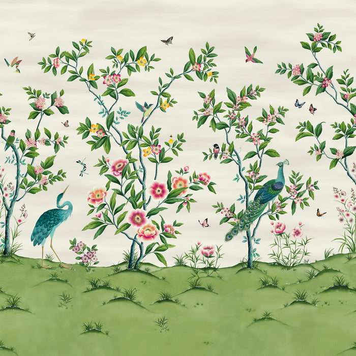 Harlequin Florence Fig Blossom/Apple/Peony Wallpaper Sample HDHW112891