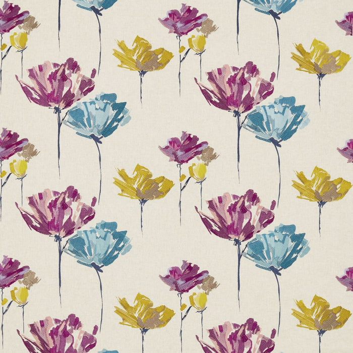 Harlequin Pennello Damson/Lime/Denim Fabric Sample HFAU131843