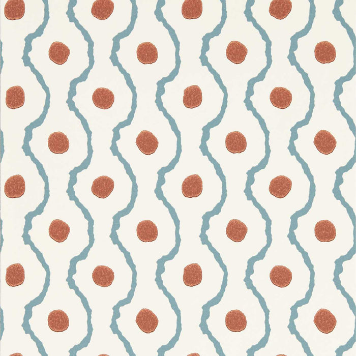Harlequin Connor Pacific/Terracotta Wallpaper HHHW113159