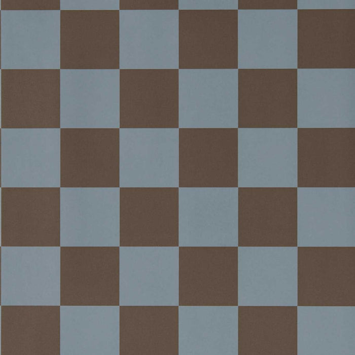 Harlequin Blenets Check Atlantic/Chocolate Wallpaper HHHW113168