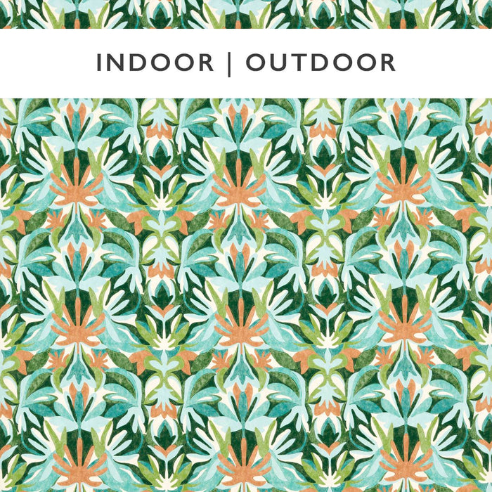 Harlequin Melora Fig Leaf/Paprika/Azul Fabric HIOP121214