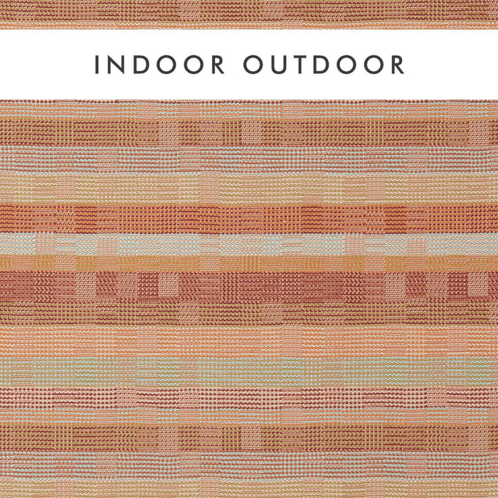 Harlequin Mira Clementine/Rust/Aqua Fabric Sample HIOT134518