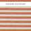 Harlequin Ocala Stripe Clementine/Chalk Fabric HIOT134528
