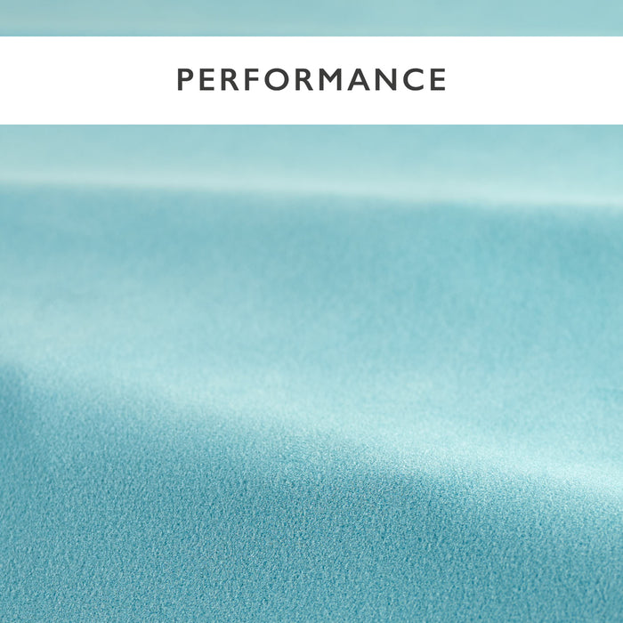 Harlequin Performance Velvets Aqua Fabric Sample HIOV134166