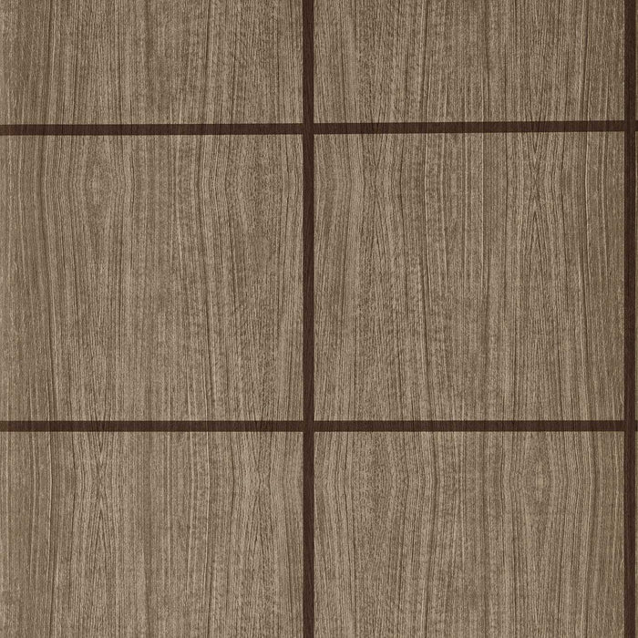 Harlequin Wood Blocks Walnut/Gloss Wallpaper HKAW113198