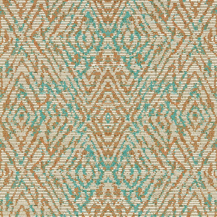 Harlequin Hansha Paprika/Teal Wallpaper HKAW113213