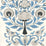 Home Couture Kalamkari All Over Celeste Gray Charcoal Wallpaper Sample HP2015-08AWP
