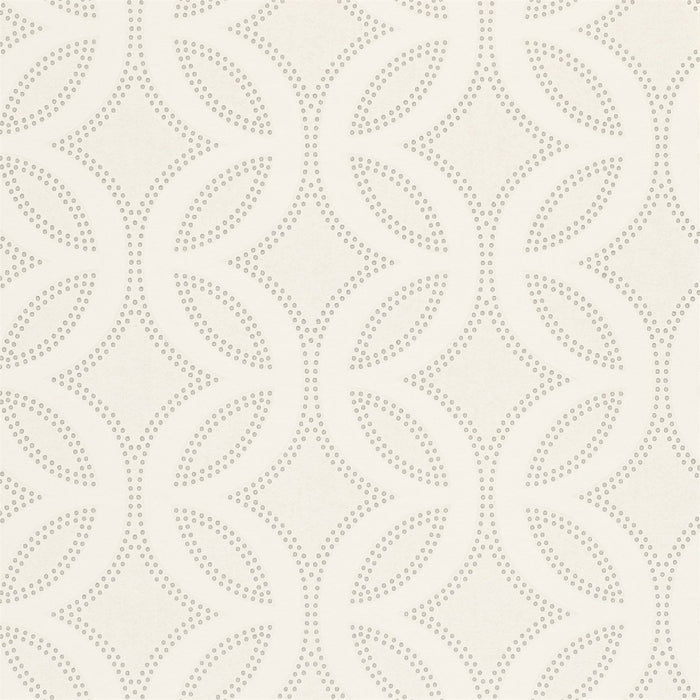 Harlequin Caprice Chalk/Pearl/Silver 110594 Wallpaper Sample HPOW110594