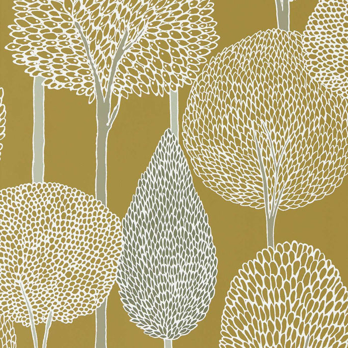 Harlequin Silhouette Ochre/Taupe Wallpaper HRTW113140