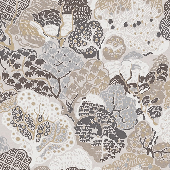Brentano Haiku Crown Shell Wallpaper Sample V109-1