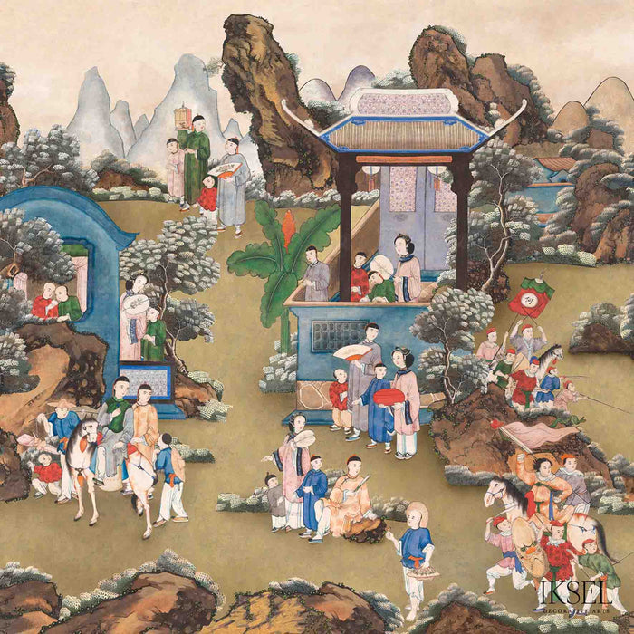 Schumacher Chinese Suite Original Wallpaper Sample IK8900