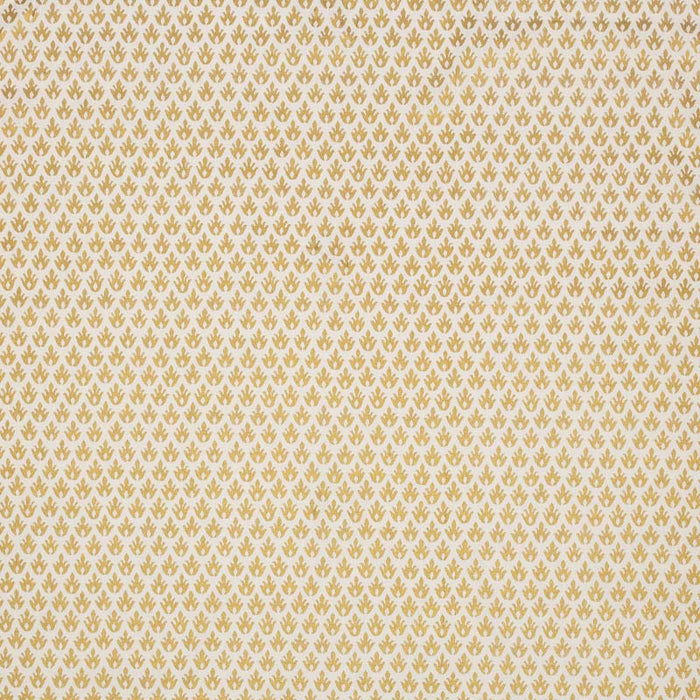 Quadrille Isabella On Tinted Linen Metallic Gold Fabric Sample 304160F-MM