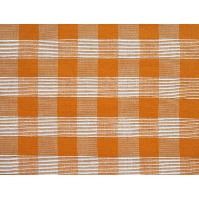 Brunschwig & Fils Siam Sq Cotton Arancia Fabric Sample JAG-50061.121.0