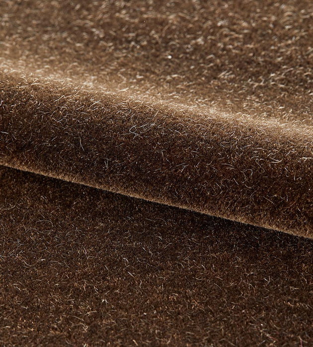 Old World Weavers Neva Mohair Bitter Chocolate Fabric Sample JB82160178