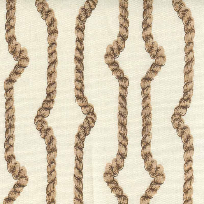 Quadrille Regency Ropes Multi Camels Fabric Sample JF01010-09TLC