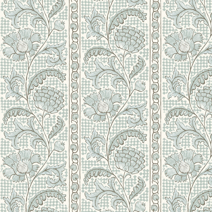 Kravet Couture Floral Check 21 Wallpaper Sample JMW1028.21.0