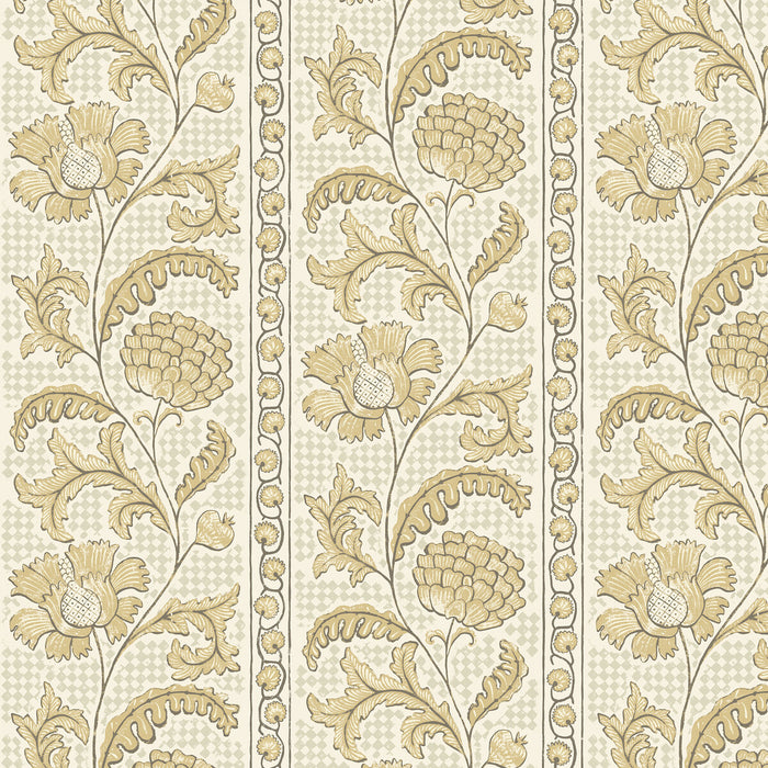 Kravet Couture Floral Check 31 Wallpaper Sample JMW1028.31.0