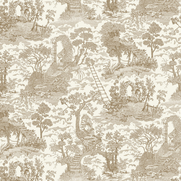 Kravet Couture Islet Hopping Toile 01 Wallpaper Sample JMW1038.01.0