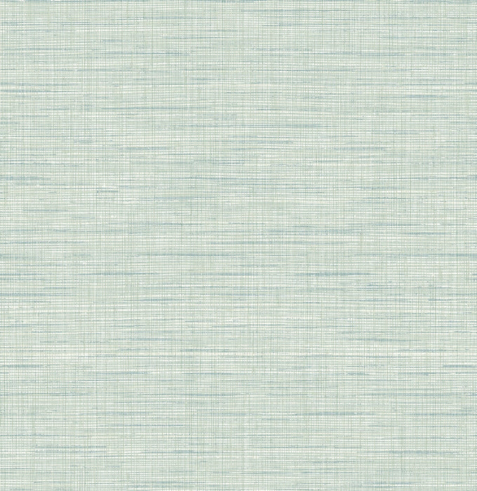 Seabrook Designs Mei Stringcloth Calming Mint Wallpaper Sample JP10404