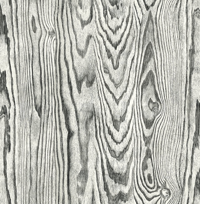 Seabrook Designs Nina Salt & Pepper Wallpaper Sample JP10510